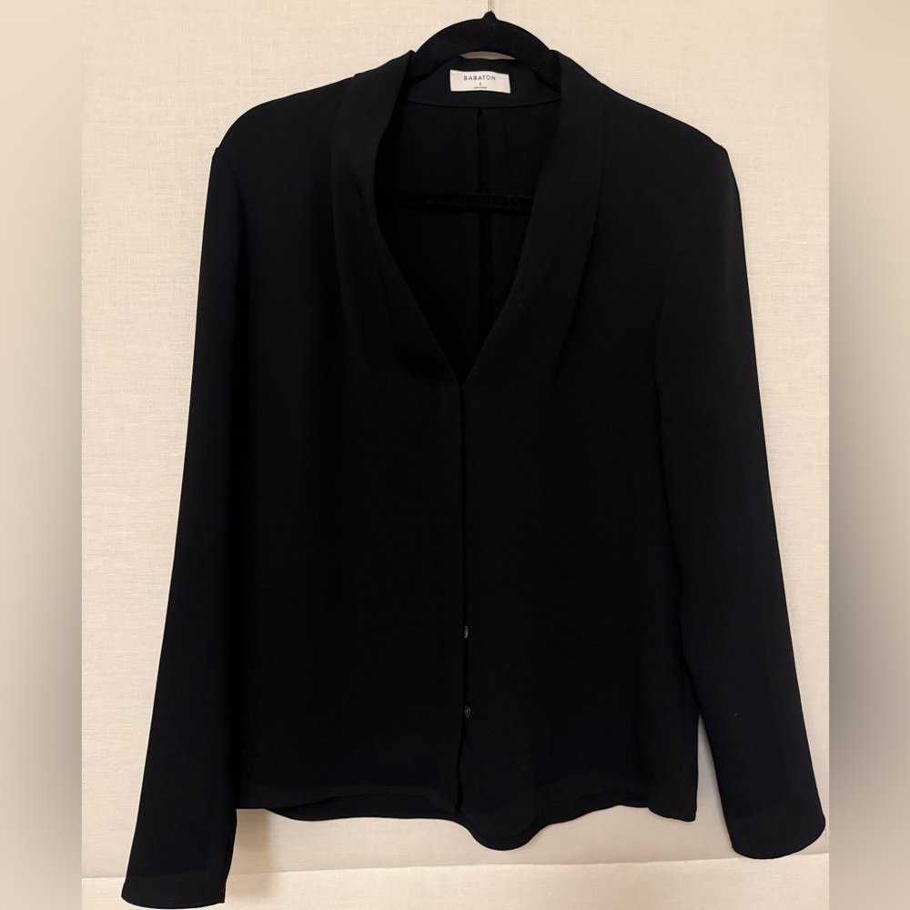 ARITZIA WILFRED Elegant Navy Women's Blazer-preloved